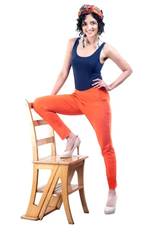 Kurti Pants (Carrot Orange)